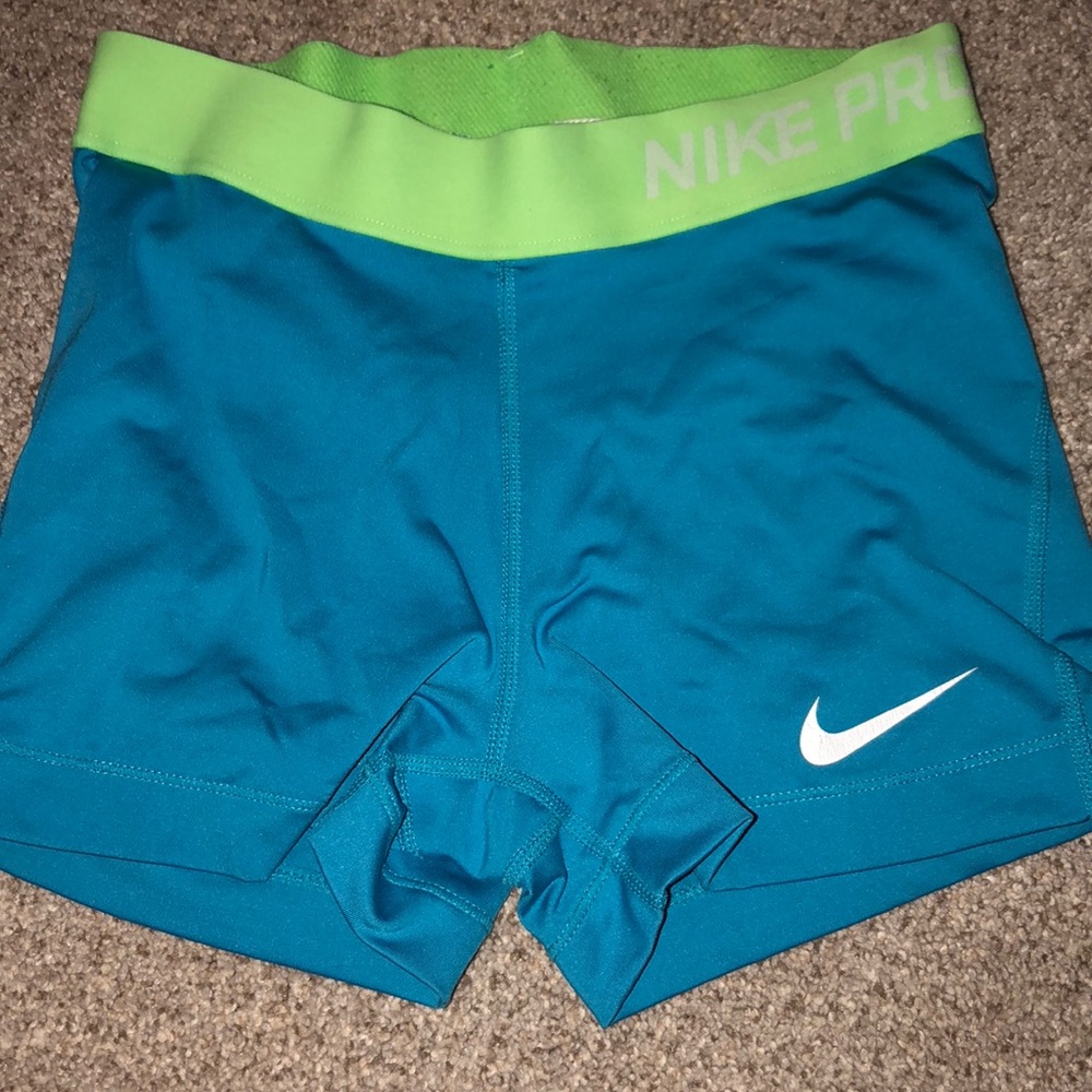 BLUE AND GREEN NIKE PROS